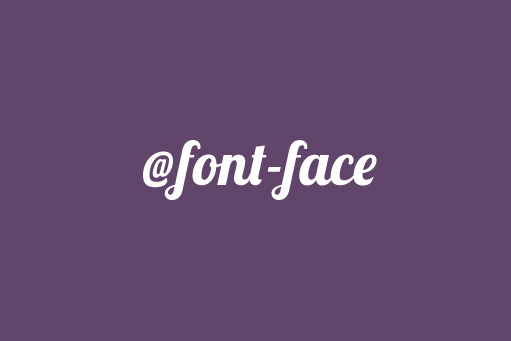 @font-face